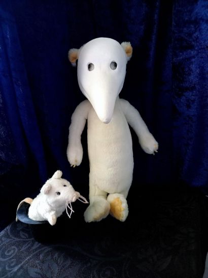 TEDDY BEAR AND ITS MOUSE - a Digital Art Artowrk by Eleonora Bourmistrov